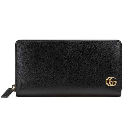 gucci marmont large ziparound wallet|gucci marmont wallet men's.